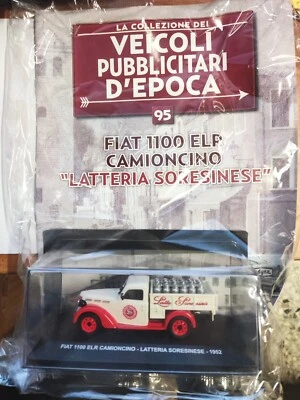 FIAT 1100 ELR Camioncino -Latteria Soresina- 1952 Veicoli Pubblicitari N.95 1/43 - Immagine 1 di 3