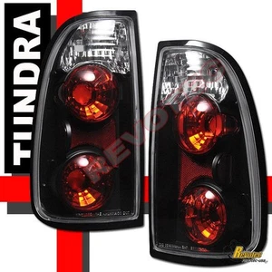 1 par de luces traseras negras para 00 01 02 03 04 Toyota Tundra cabina de acceso SR5 - Imagen 1 de 2