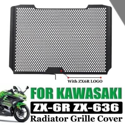 FOR KAWASAKI NINJA ZX6R ZX636 2013-2022 Radiator Grille Guard Protector Cover - Image 1 of 4