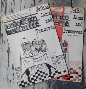 Jellies Jams And Preserves Agricultural Extension Service Florida 2 Booklets - Picture 1 of 9