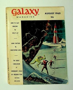 GALAXY SCIENCE FICTION August 1960 Frederik Pohl - Picture 1 of 2