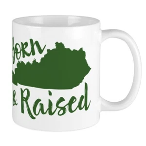 CafePress Kentucky Born & Raised Mug 11 oz Ceramic Mug (1785625386) - Picture 1 of 37