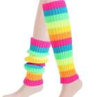 Women's Party Leg warmers Knitted Neon Dance 80s Costume 1980s Leg Warmers Gift