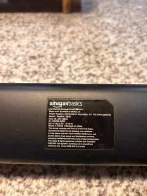 Amazon Basics 2.0 Channel Bluetooth Sound Bar Model SB20 - Изображение 1 из 4