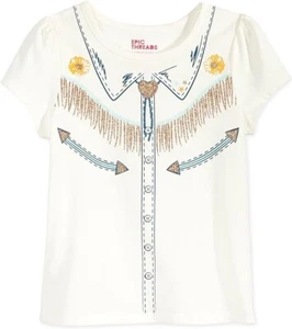 Epic threads Girls' Print Southern Western T-Shirt 6 44-47 42-47lbs - Picture 1 of 3