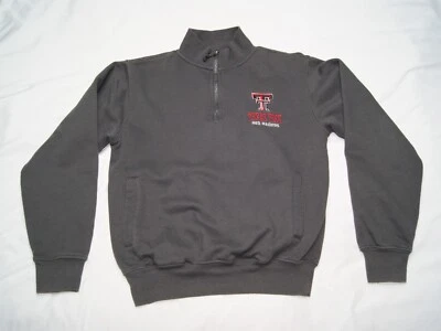 texas tech red raiders 1/4 zip pullover sweatshirt women's XS gray 2 pockets - Image 1 of 4