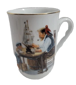 Norman Rockwell Vintage 1986 Coffee Cup - "For A Good Boy" - Picture 1 of 7