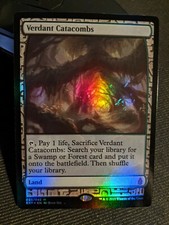 1x Expeditions Verdant Catacombs Foil NM - Battle for Zendikar Magic EDH X1