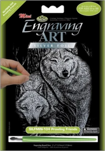 SILMIN-104 Gravur Mini Prowling Friends, mehrfarbig - Bild 1 von 1