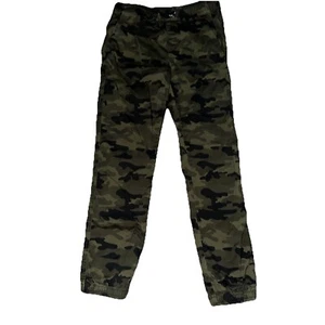 Lazer Garment Company Green Camo Joggers Pants Boys Size 14 Pockets, Drawstring - Picture 1 of 5