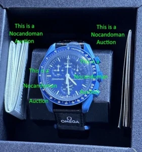 NEW OMEGA SWATCH SPEEDMASTER MOONSWATCH MISSION NEPTUNE MOON WATCH FREE SHIPPING - Picture 1 of 2