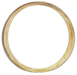 14/20 Yellow Gold-Filled Wire | Half Round | Dead Soft | 6-24 Gauge | 1-10 ft - Picture 1 of 11