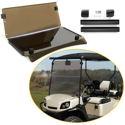 Parabrisas delantero plegable tintado para carro de golf EZGO Express S4 L4 Foto 1 de 4
