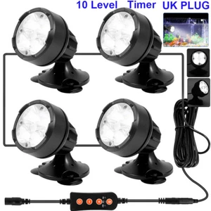 LED Underwater Pond Lights Garden Waterproof Fountain Spot Lights Aquarium Lamp - Picture 1 of 21