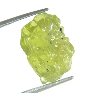 Peridot ROUGH FACET GEM GEMSTONE LIME GREEN VIETNAM GENUINE NATURAL 6.35Ct NICE - Picture 1 of 10