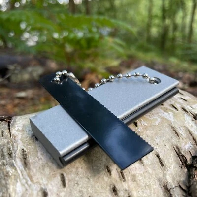 Ferrocerio Ferro Rod Fuego Acero Magnesio Bloque Arrancador y Golpeador Foto 1 de 2