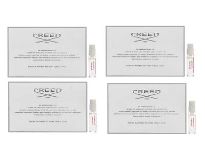 4 piezas x Creed Spring Flower Eau De Parfum Mujer Spray 0,08 oz/2,5 ml Vial en Tarjeta Foto 1 de 3