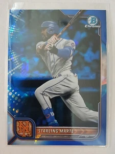 2022 Bowman Chrome Sapphire Starling Marte #97 - Picture 1 of 2
