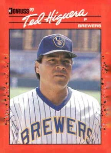 1990 Donruss #339 Ted Higuera - Picture 1 of 2