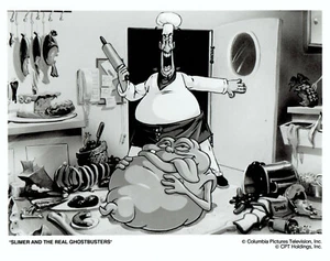 1989 Press Photo View of the Animation Show "Slimer and the Real Ghostbusters" - Picture 1 of 2