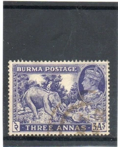 SG 57a BURMA 3a USED..CAT £13 - Picture 1 of 1