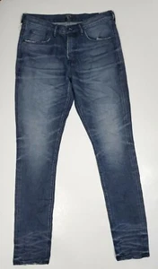 PRPS Goods & Co Mens Jeans Le Sabre Non Stretch Slim Tapered Dark Blue Size 32 - Picture 1 of 7