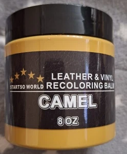 STARTSO WORLD Leather Recoloring Balm CAMEL Leather Repair Kit for Furniture NEW - Picture 1 of 1