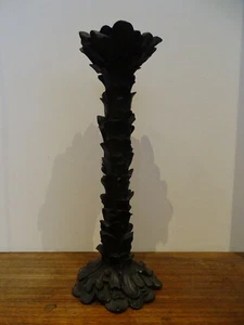 Kerzenständer Kerzenhalter schwarze Palme für Stabkerze - Picture 1 of 9