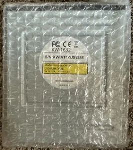 New in Box DVD Rom Drive model KW-1632 S/N KWIAT14U01886 5V=1.5A - Picture 1 of 2