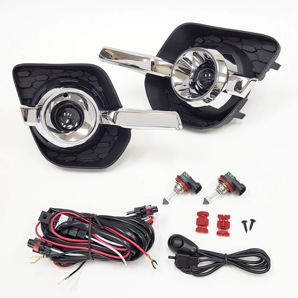 Par de luces antiniebla proyector para Chevy Equinox 2010-2015 bisel cables bombilla 20847185 Foto 1 de 4