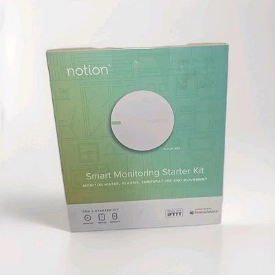 Notion All in One Smart Home Monitoring System FIVE Sensors (5x) Bridge New - Image 1 of 4