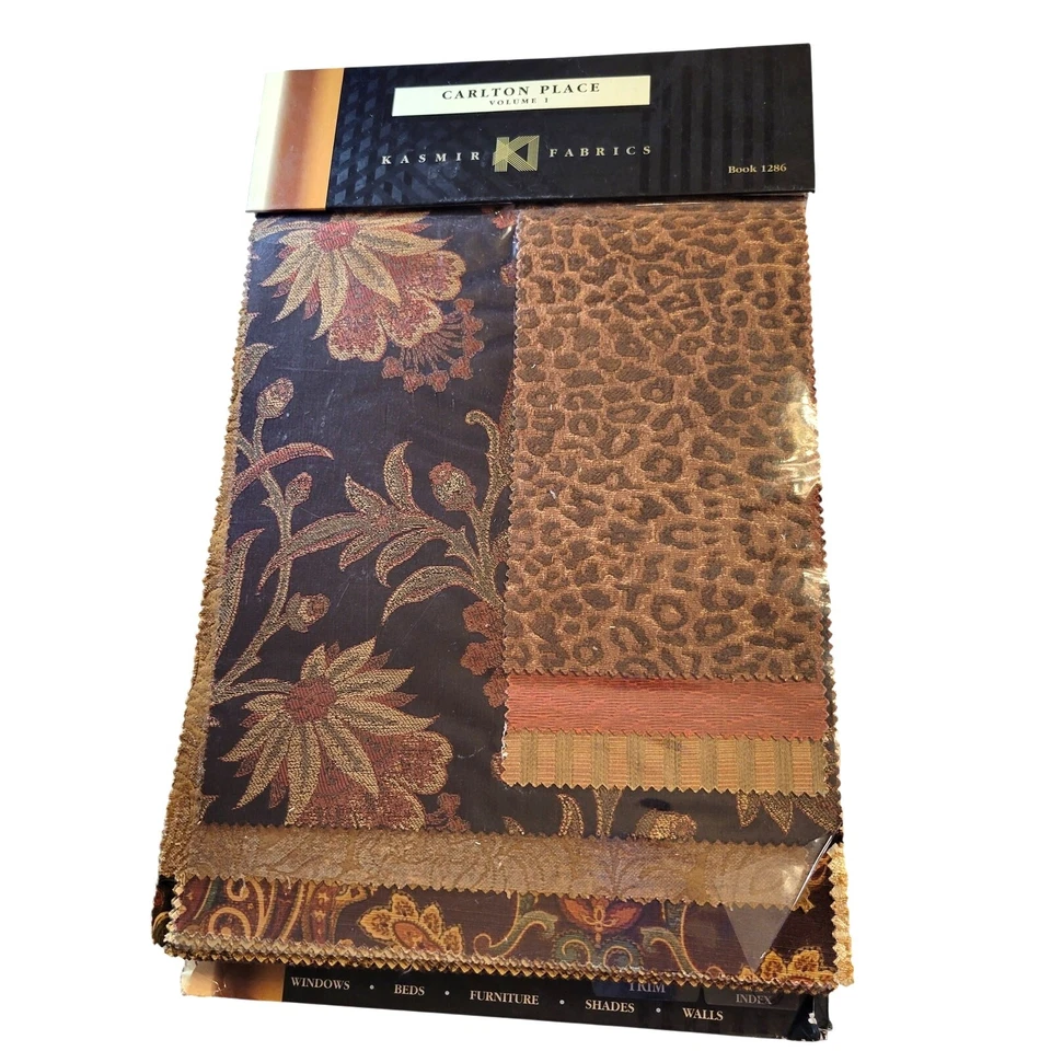 Fabric Sample Book Kasmir Fabric Prints Woven Solid Colors Quilting Multicolor - Image 1 of 4