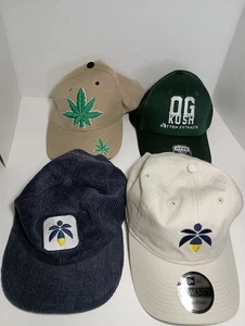 Cappelli Marijuana Berretti Baseball Lotto di 4 Uomo Donna 420 Erba - Foto 1 di 22
