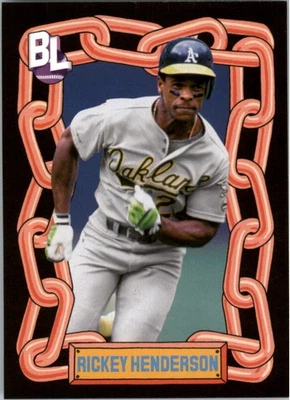 2024 Topps Big League Big Leaguer #TBL22 Rickey Henderson - BB - Image 1 of 2