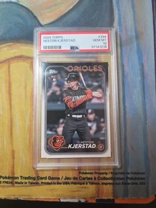 Heston Kjerstad RC, 2024 Topps #394, PSA 10 Gem Mint - Picture 1 of 2