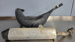 2025 Yamaha YZ85LW w 4hrs Stock Fatty Exhaust Pipe And Muffler Silencer  - Foto 1 di 5