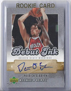 2006-2007 Upper Deck Rookie Debut Basketball Patrick O'Bryant Warriors Auto Card - Picture 1 of 2