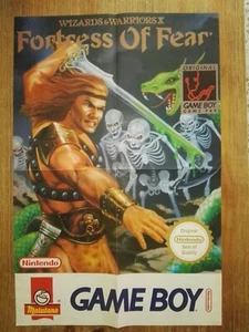 Fortress of Fear Poster (Spain)Nintendo Game Boy,1990/Matutano.E.rare(60x40 cm) - Imagen 1 de 10