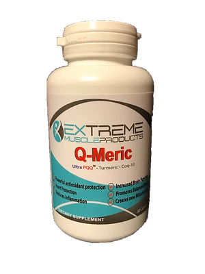 Q-Meric. PQQ CoQ10 y cúrcuma. Botella 60 unidades (suministro para 2 meses) QMERIC Foto 1 de 2
