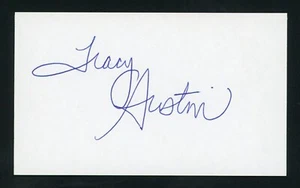Tracy Austin ehemaliger Profi Tennisstar signiert 3x5 Karteikarte E23237 - Bild 1 von 1