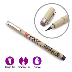 Sakura Pigma BRUSH farbig Pinselstift purpur Pigmentmarker Pinselspitze pen - Bild 1 von 1