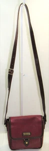 Bolso Bandolera Bolso de Mano Liz Claiborne Borgoña Vintage - Imagen 1 de 11