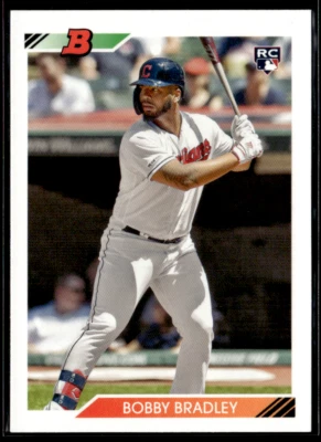 2020 Bowman Heritage #20 Bobby Bradley RC Indians Rookie - Image 1 of 2