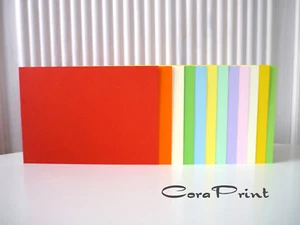 50 Doppelkarten A6 QUERFORMAT  Klappkarten Grußkarten - Farben nach Wahl - Bild 1 von 13