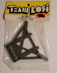Team Losi Dämpferbrücke hinten graphit xxt 2wd LKW weiß Stempel Vintage RC A-9821 - Bild 1 von 1
