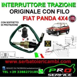 INTERRUTTORE SPIA TRAZIONE FIAT PANDA 4X4 SENSORE + GOMMINO paesi bassi - Foto 1 di 1