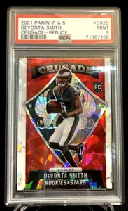 2021 Panini Rookies & Stars Crusade Red Ice Devonta Smith CR-25 PSA 9 LOW POP 🔥 - Bild 1 von 4