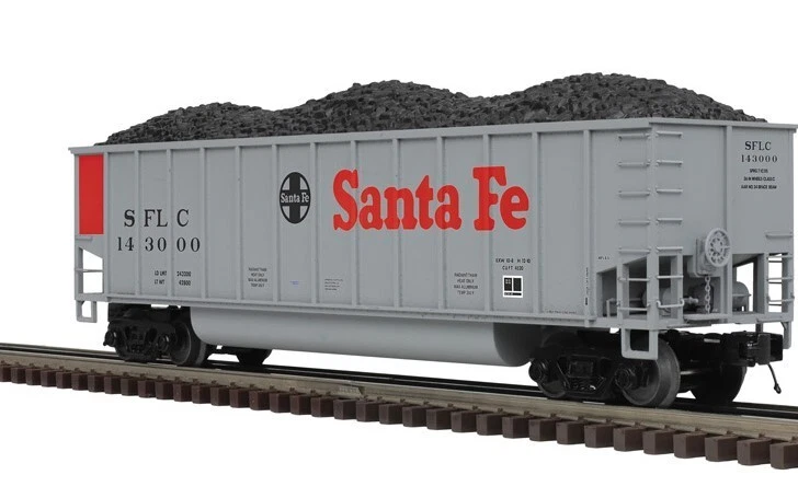 ATLAS O SANTA FE  COALPORTER HOPPER 3001387 RD # 143138 3-RAIL - Image 1 of 1