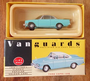 Vanguards VA34000 Ford Capri 109E Turquoise & White NEW - Picture 1 of 3