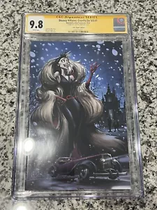Disney Villains Cruella 1 Virgin MegaCon LTD 250 CGC SS 9.8 signiert Clayton Crain - Bild 1 von 6